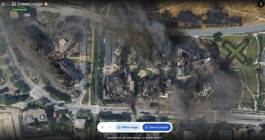 Google Earth gỡ bỏ tính năng AI tạo ảnh vệ tinh giả mạo