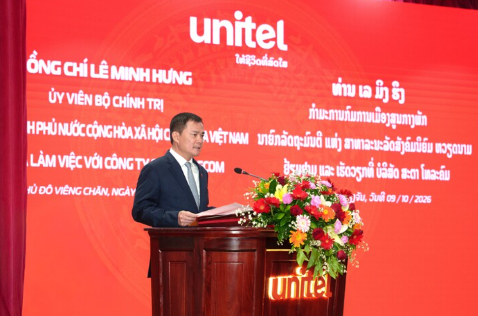 Thủ tướng Lê Minh Hưng đề nghị Viettel tại Lào kiến tạo hệ sinh thái số